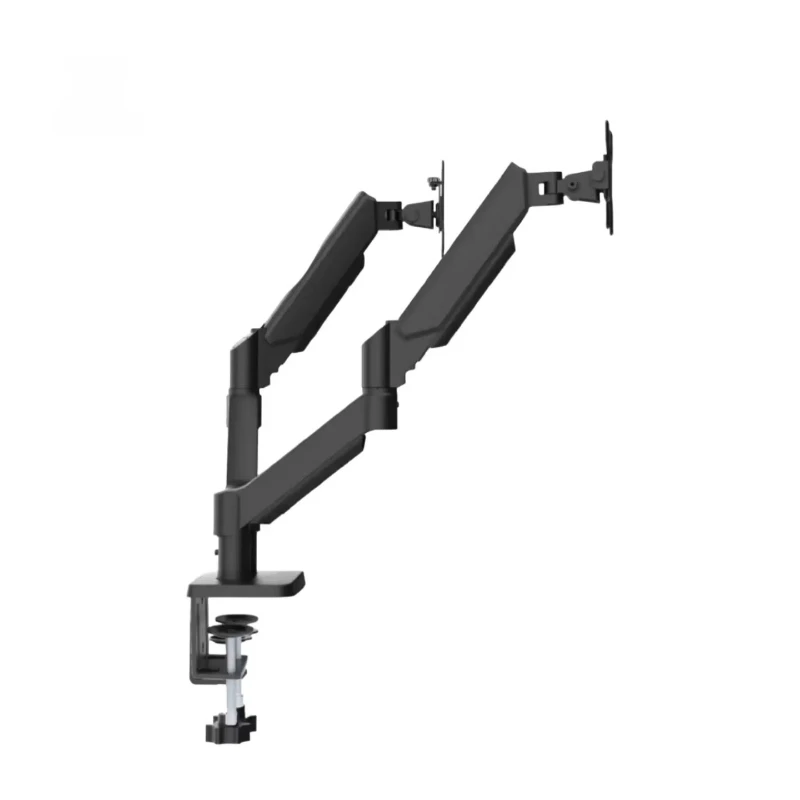 Adjustable Dual Display Desktop Stand Aluminum Alloy Gas Spring Display