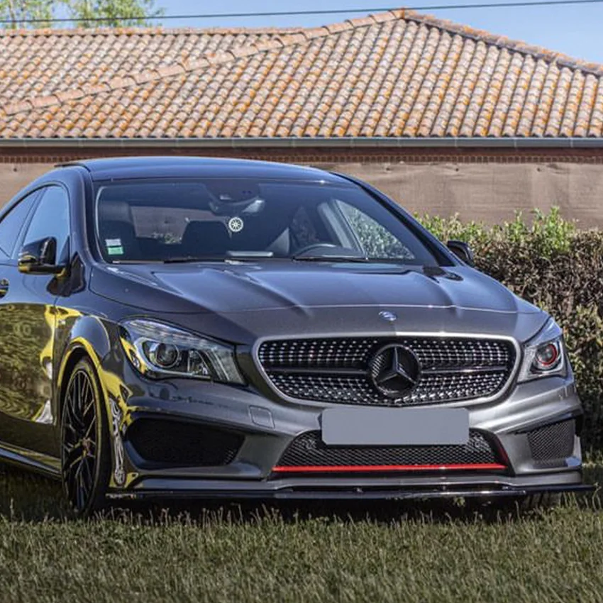 For Mercedes-Benz CLA Class C117 CLA200 260 CLA45 AMG 2013-2015 Front Lip Front Shovel Modification view 3