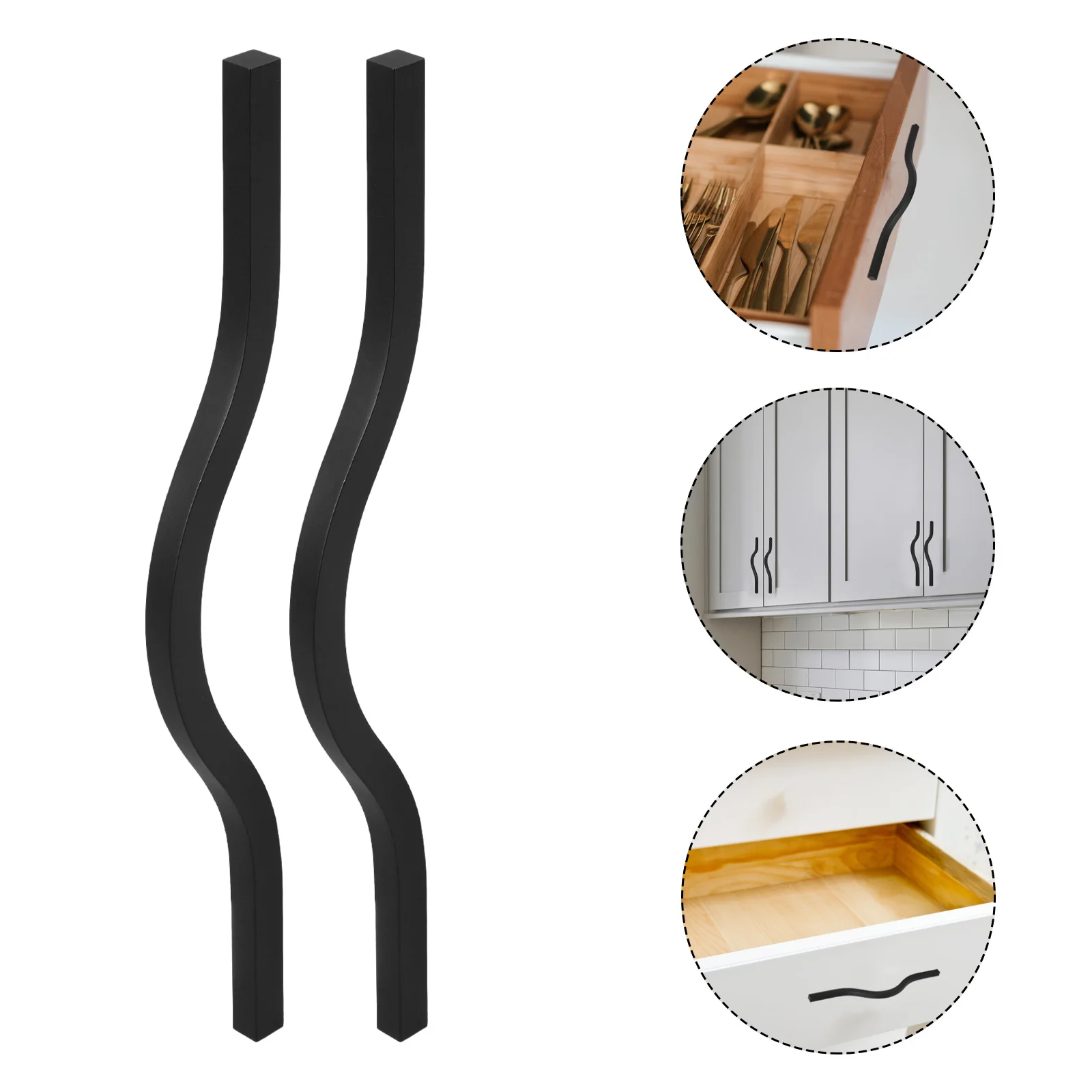 

2Pcs Cabinet Handles Drawer Pulls Modern Cabinet Hardware Sturdy Build Easy Setup for Home Decor Drawer Pull Handle