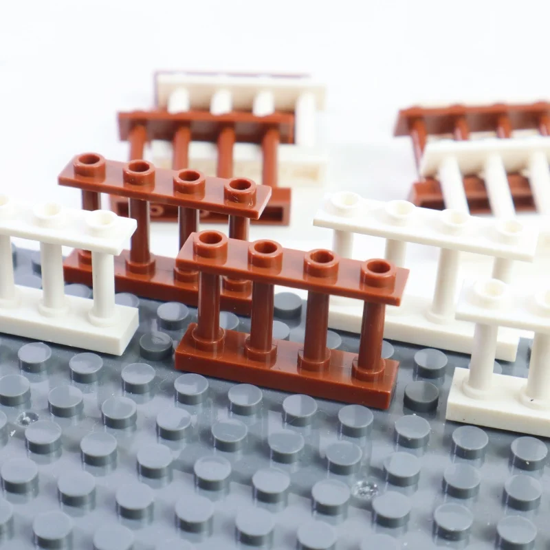 

20 шт., перила для забора «сделай сам», совместимая модель, аксессуары для строительных блоков, базовые компоненты для дома, сада, подарок, детали игрушек, совместимые