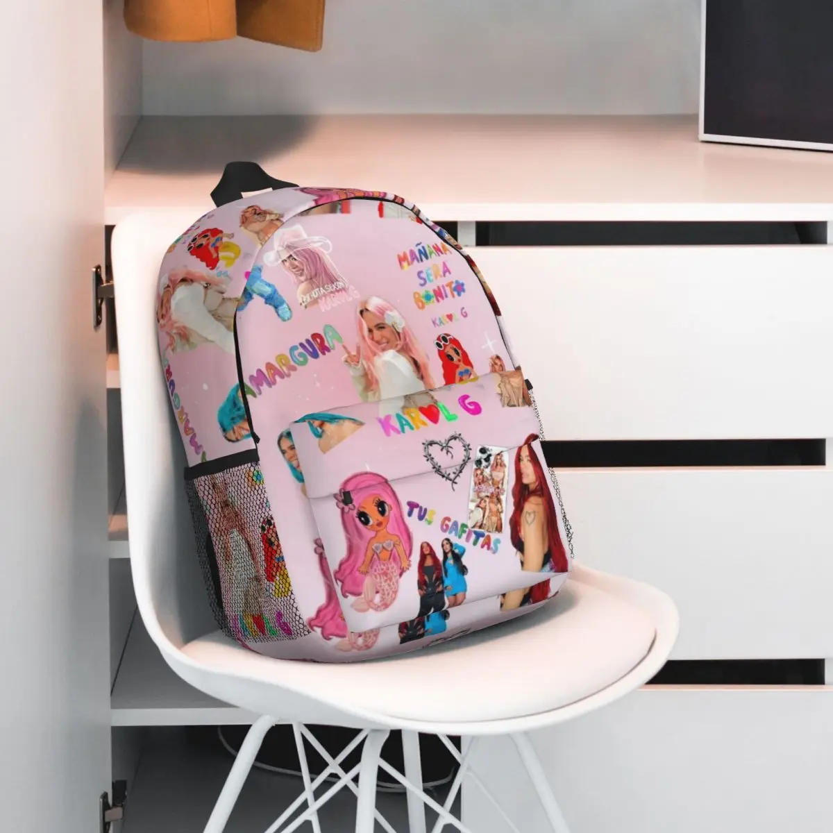 Manana Sera Bonito Karol G Bedrukte Lichtgewicht Casual Schooltas Voor School, Buiten, Winkelen, Kantoor 15Inch