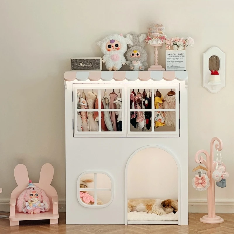 

Pet Villa | Pet Nest Upper Cabinet Lower Nest Combination