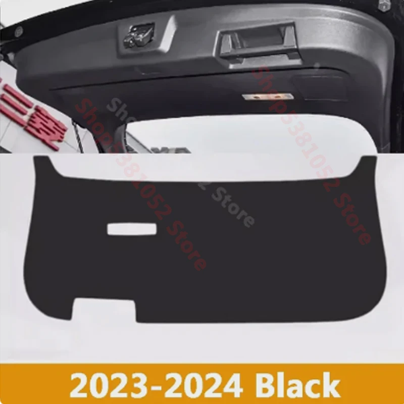 

For Mitsubishi Outlander 2023 2024 Car Rear Trunk Tailgate Protection Pad Trunk PU Leather Decorative Pad Accessories Cover