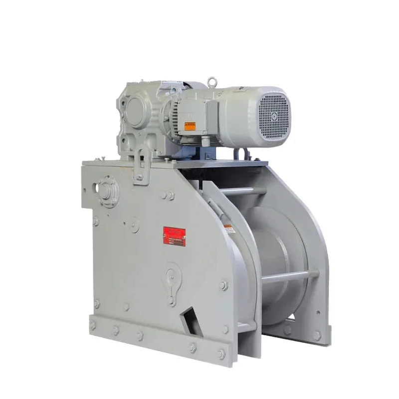 Electric mooring winch Manual operated electric variable frequency winch for 40 ton ship deck