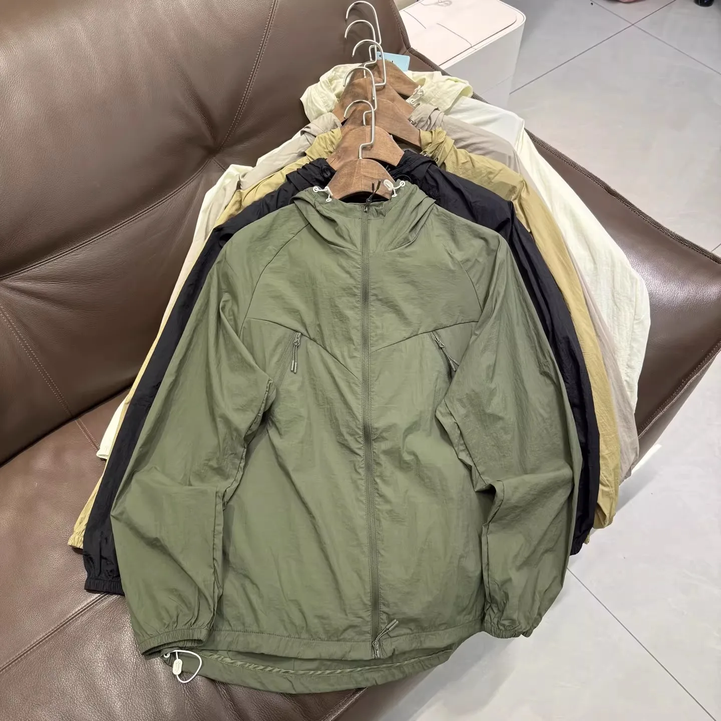 アウトドア-軽量-通気性-速乾性-ハット-レーザー穴あき-日焼け防止ジャケット-春夏-メンズ-通勤シリーズ