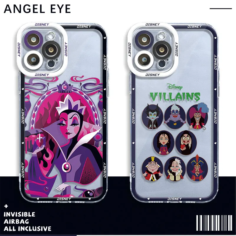 Disney villain queen Anime Case for Honor 90 Lite X8 4G X8a X9a 5G X8 Transparent Soft Funda Cover