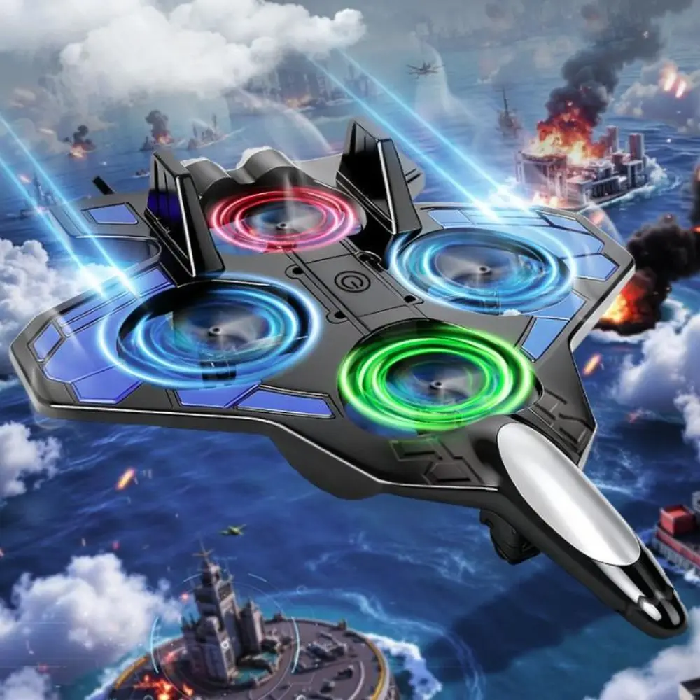 Espuma EPP Controle Remoto Espuma Lutador Detecção de Gravidade Recarregável Helicóptero de Quatro Motor 2.4G Stunt com Luz