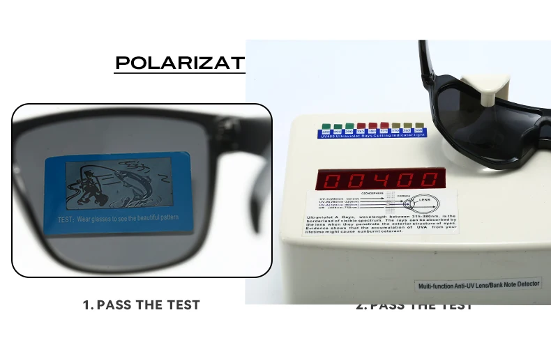 Karos Polarisierte Damenmode Sonnenbrille Luxus Designer Herren Sonnenbrille Sport UV400 Brillen – Detail 5