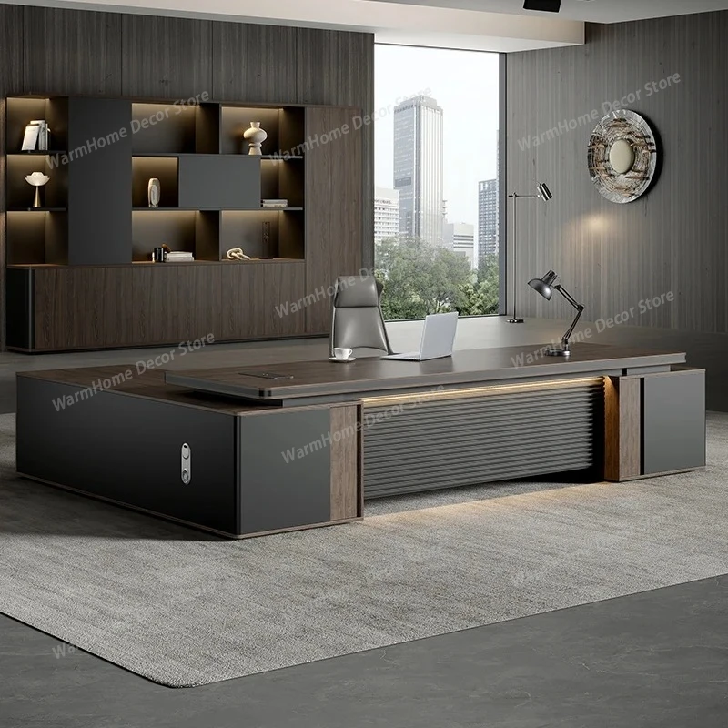 

Simple Boss Desk European Cabinets Reception High Quality Unusual Office Desk Conference Designer Mesa Escritorio Furniture