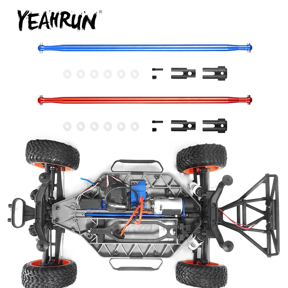 

Основной приводной вал YEAHRUN с металлическим центром и креплением для Slash 4x4 4wd 1/10, обновленные запасные части для короткого хода грузовика