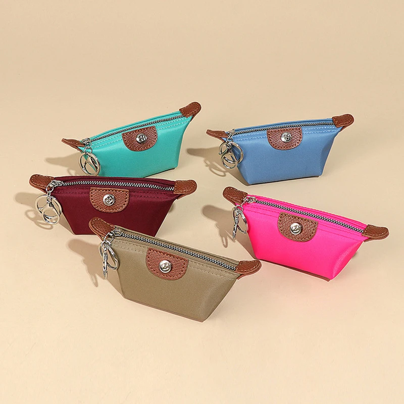 2025 NUEVA Mini billetera para efectivo con monedero con cremallera para mujer, lindas carteras pequeñas, monedero, monedero portátil