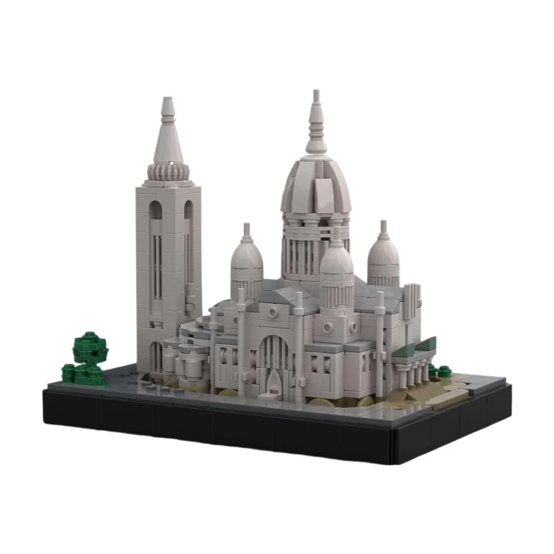 

Конструктор Sacre Coeur de Montmartre: Классическая модель парижской церкви, архитектурный набор для сборки, подарок