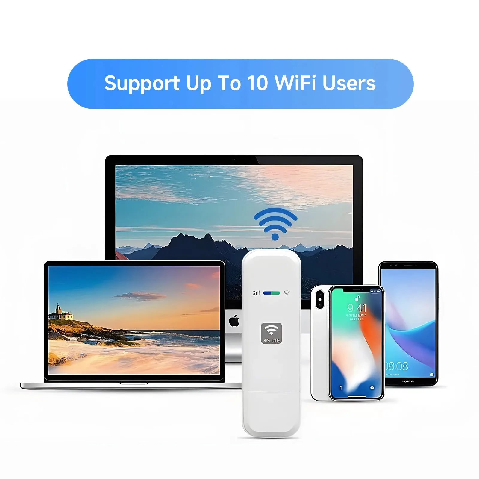 LDW931 Lte Router Modem 4G Wifi SIM Card Dongle Portable Mobile Wifi Uif Plug and Play Suitable for Europe Korea Russia