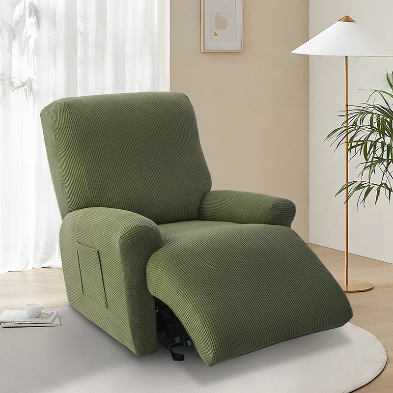Stretch Recliner Chair Cover Soft Elastic Single Sofa Cover Chaise Longue Cover Home Office Decor Armchair Slipcovers