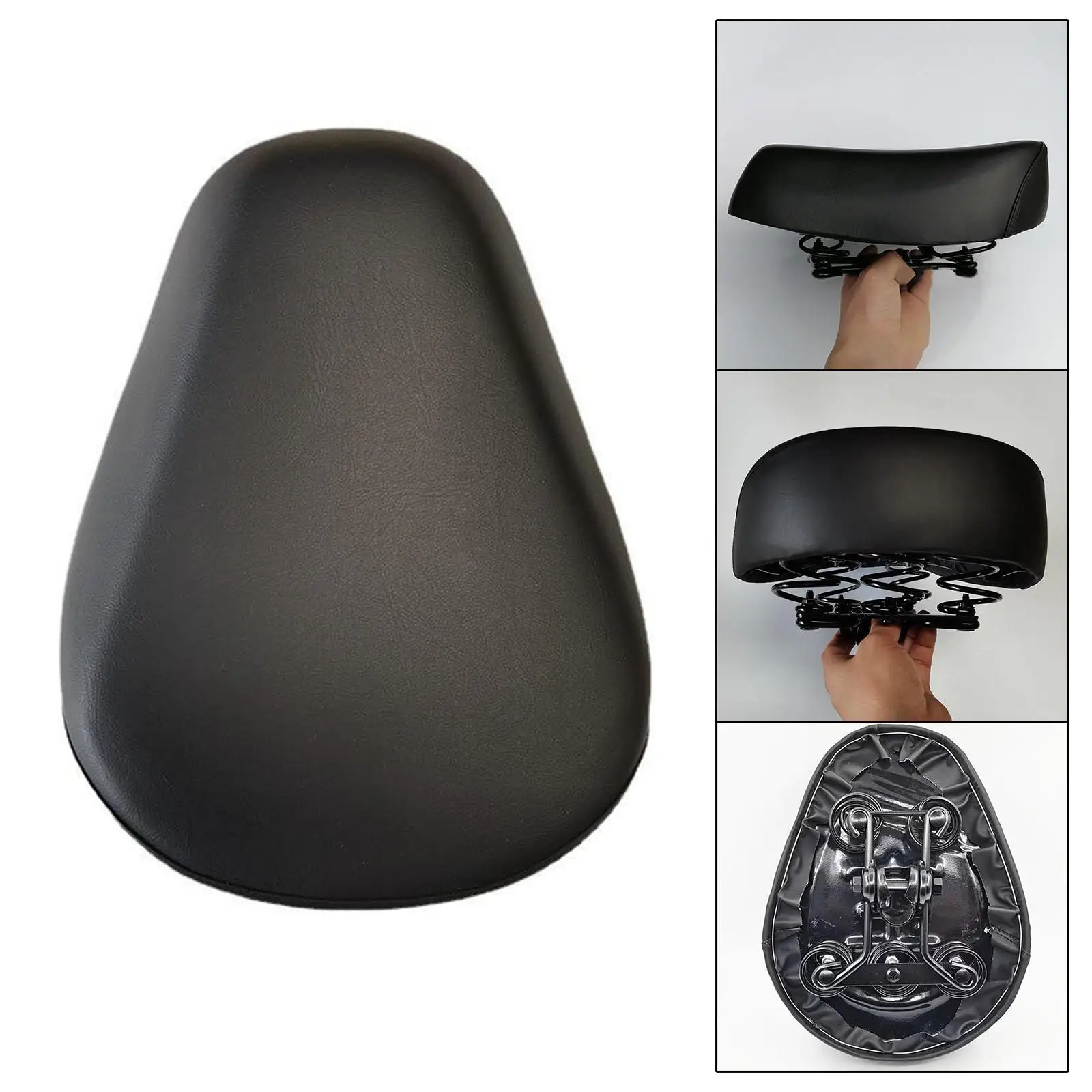 

Bicycle Spring Seat Accessories Wide Saddle Shock Absorption Bicycle Seat Saddle for Road Bicycles Exercise Bikes Mountain Bikes