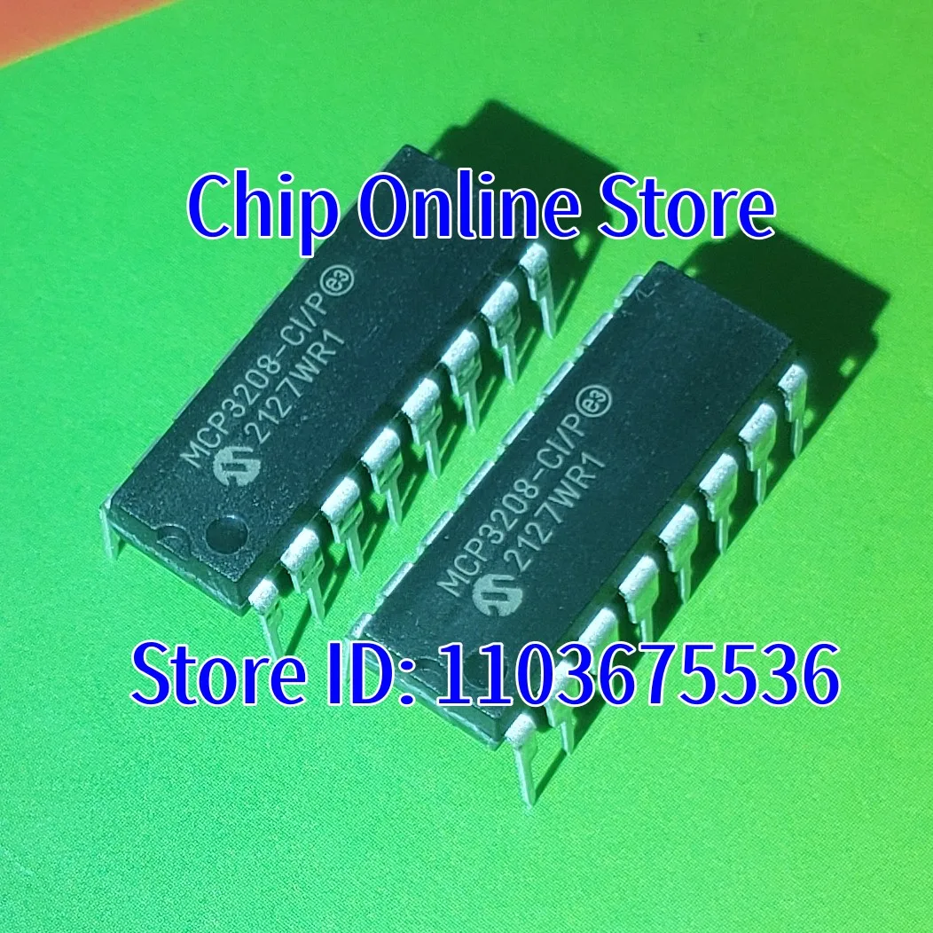 1~50pcs  MCP3208-CI/P  MCP3208  DIP16  New Original
