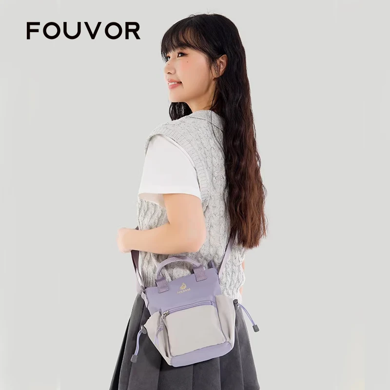 

Fouvor 2026 Trend Shoulder Bag Women Rear Zipper Pocket Handbag Adjustable Closure Daily Small Sports Tote Bag Female 3047-16