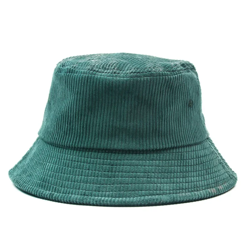 Autumn and Winter Retro Corduroy Bucket Hat, Fashion Designer Street Ware, Fer Hat, Beach Hat, outdoor oil