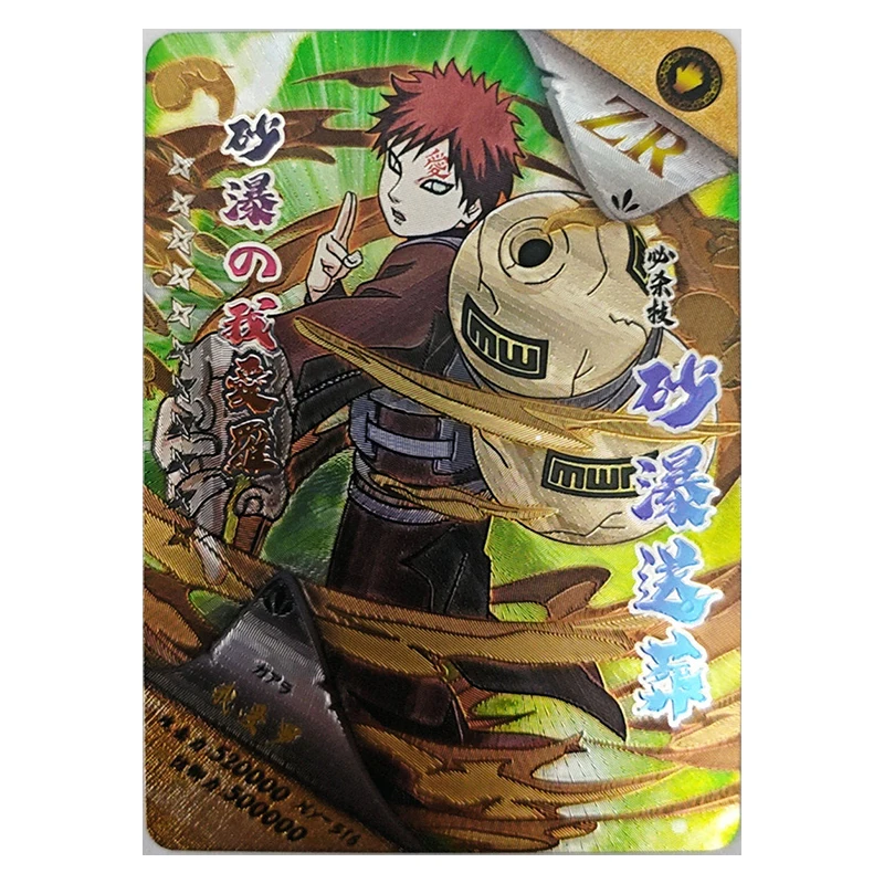 Anime NARUTO Rare ZR Game Namikaze Minato Kakashi Pain Gaara Konan Haruno Sakura Kushina Collectible Cards Birthday Toy Gift view 6