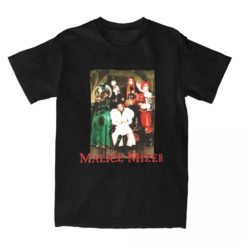 

Y2K MALICE MIZER Band Tour Men Women'S T Merchandise Humorous Tee Shirt T-Shirts Cotton All Seasons Clothes