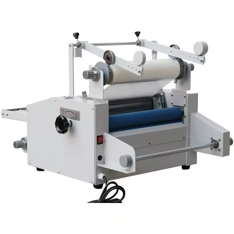 VC370 Thickened Large Steel Rod Automatic Paper Collection and Film Laminating Machine Anti-curling and Laminating Machine