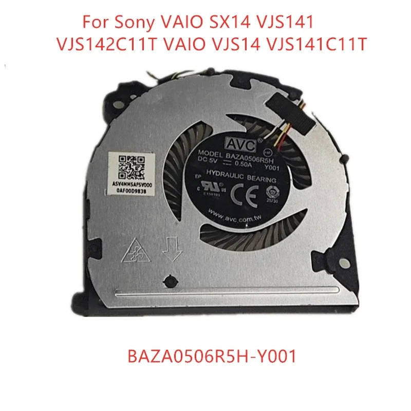 

Новый вентилятор охлаждения ЦП для ноутбука Sony VAIO SX14 VJS141 VJS142C11T VAIO VJS14V JS141C11T