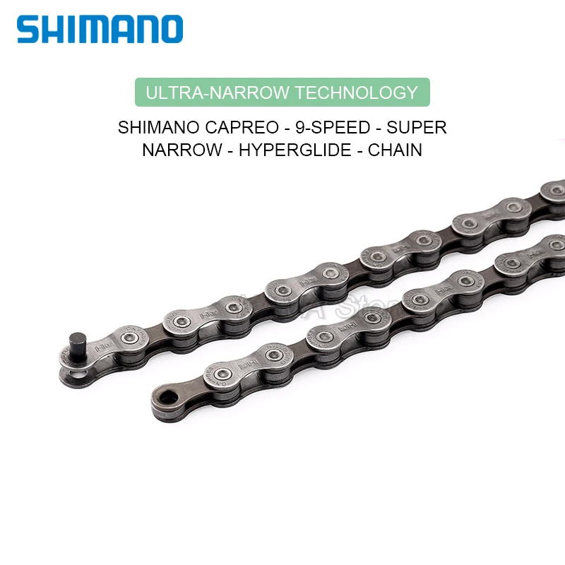 Shimano CAPREO HG53 9 Speed MTB Chain 112 Links Mountain Bike 9S Chains Bicycle 9V Current Cycling Parts