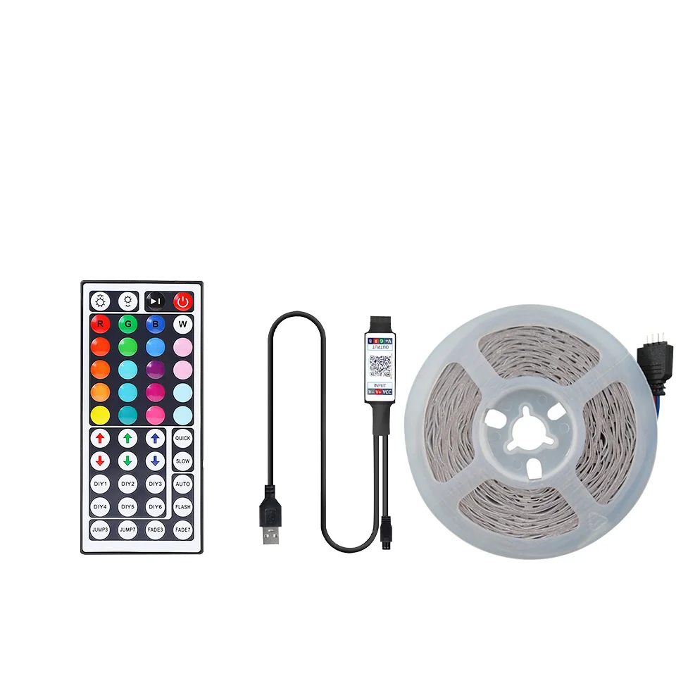 Color RGB 3535 LED strip Bluetooth tape decoration is suitable for room LED, suitable for room and bedroom decoration.