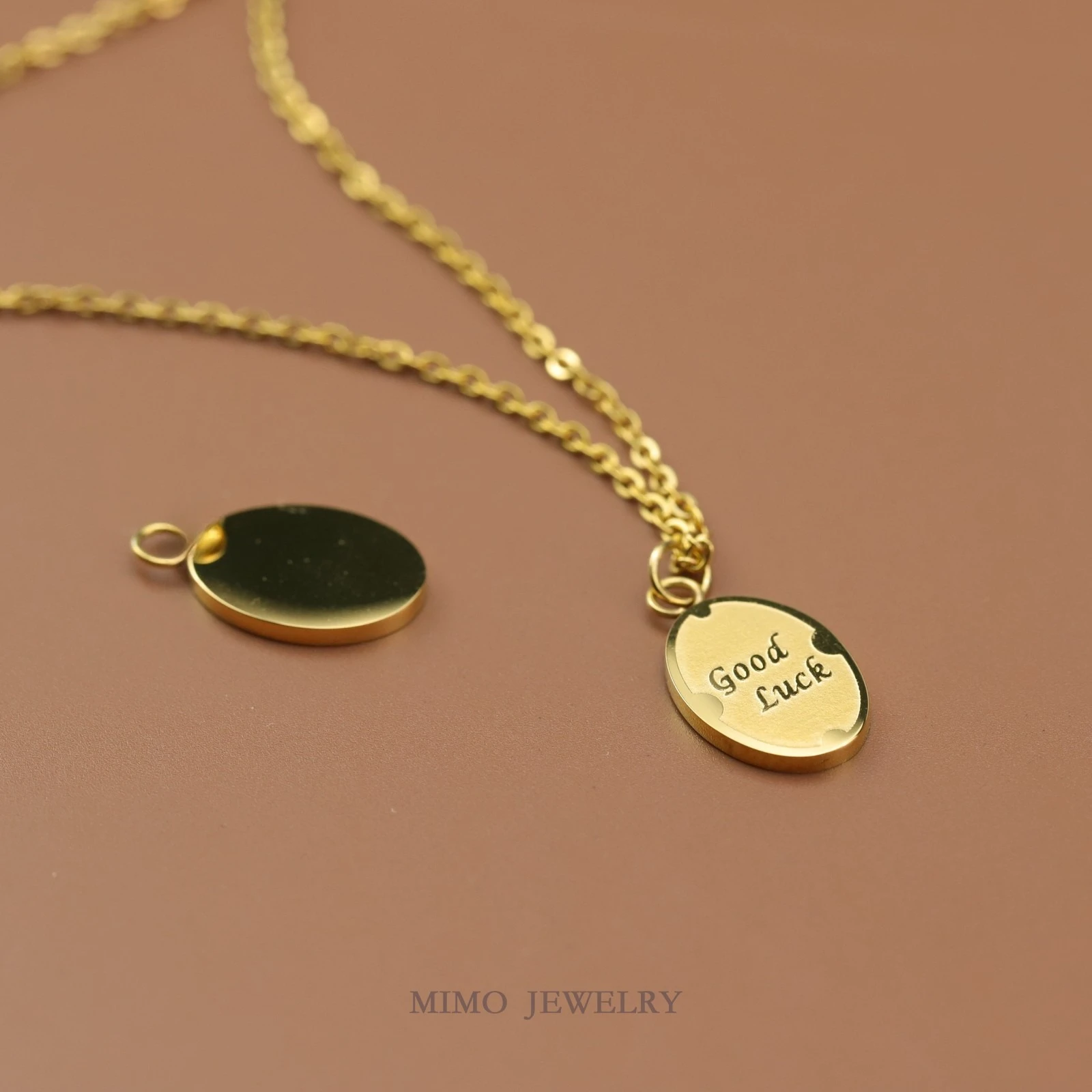 

Овальный Goodbuck с тиснением буквы, подвески, подвески, принадлежности для подвесок, сделай сам, ручные позолоченные аксессуары из нержавеющей стали 10x14 мм