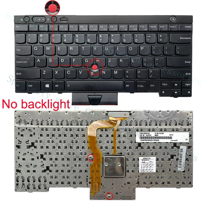 A+ Laptop keyboard For Lenovo T430 X230 L430 T430S T430I T530 X230I W530 brand new