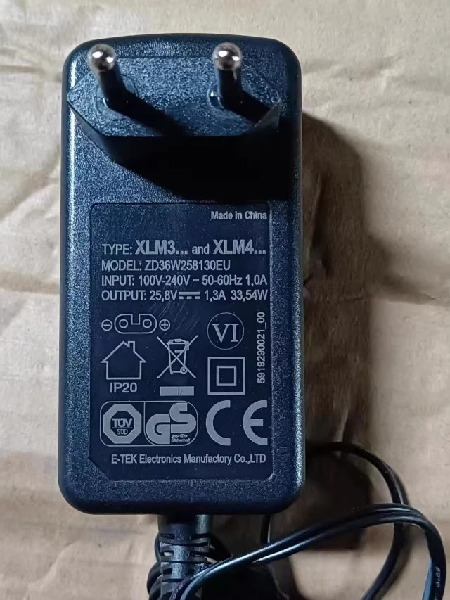 For  Jimmy XLM3 XLM4 Robotic Vacuum Cleaner Power Supply 25.8V 1.3A Power Adapter - view 2