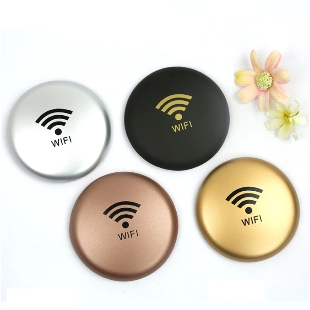 

High Grade 3d Wifi Wall Stickers Wireless Internet Warm Reminder Sign Creative Service Signs Board Wifi Wall Signage Plate