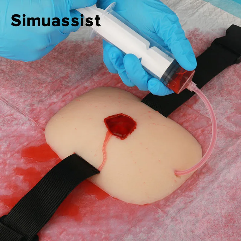 Wearable Gunshot Haemostatic Wound Packing Trainer Kit Wound Moulage Training Kit - view 3
