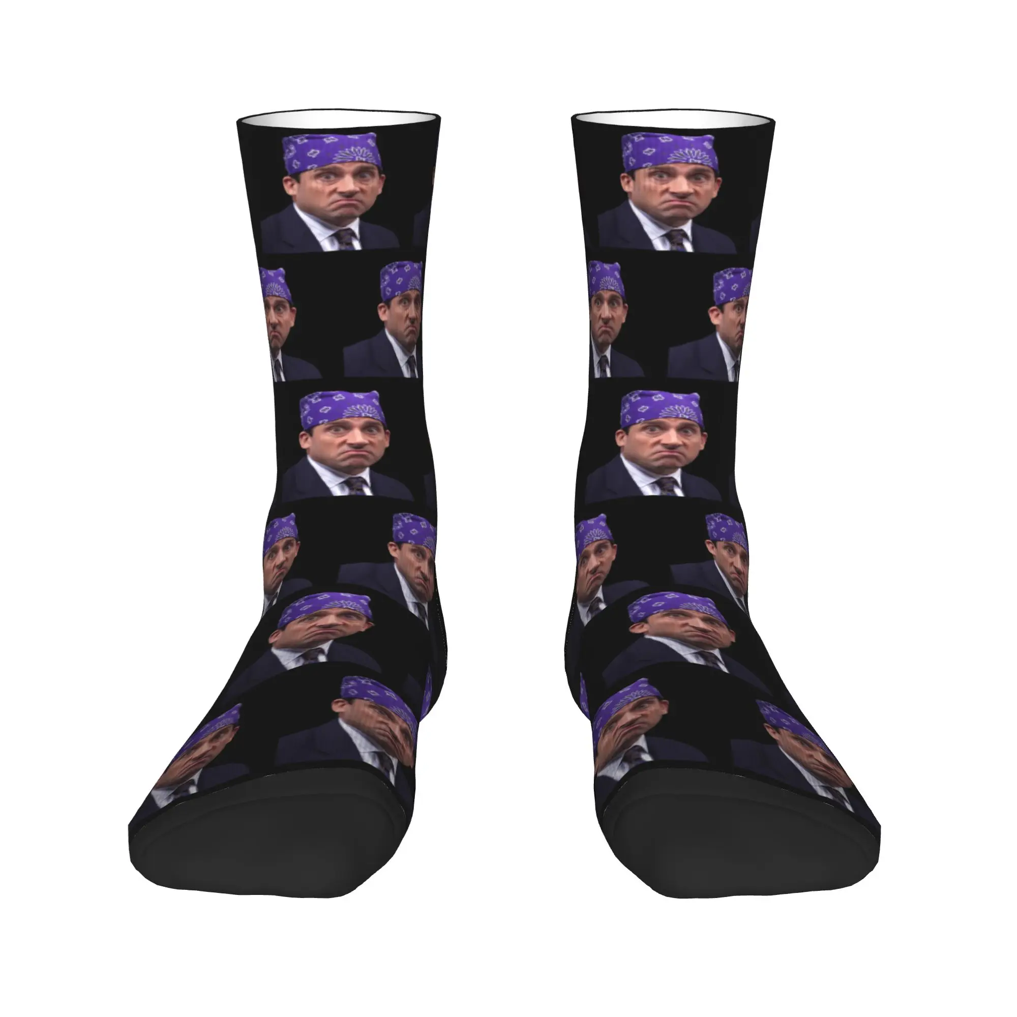 جوارب بريزون مايك، جوارب مكتب قوطية للجنسين، جوارب شتوية قابلة للتنفس، جوارب شتوية للجري مخصصة غير قابلة للانزلاق، فكرة هدية