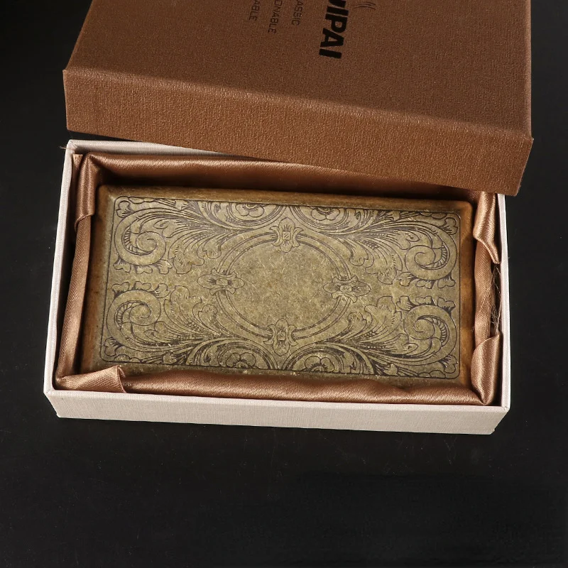 6 Styles Retro Distressed Slim 20 Stick Cigarette Case Unisex Cold Rolled Sheet Storage Box Couple Birthday Travel Gift - view 4