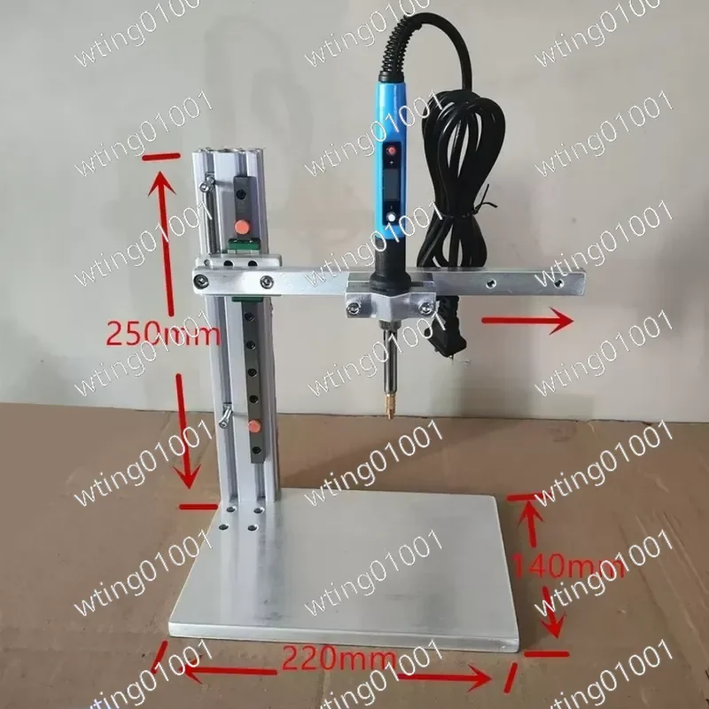 Heat Set Insert Press for 3D Printing Precision Linear Guide Brass Nut Implant Machine for Plastic Threaded Insert Embedding