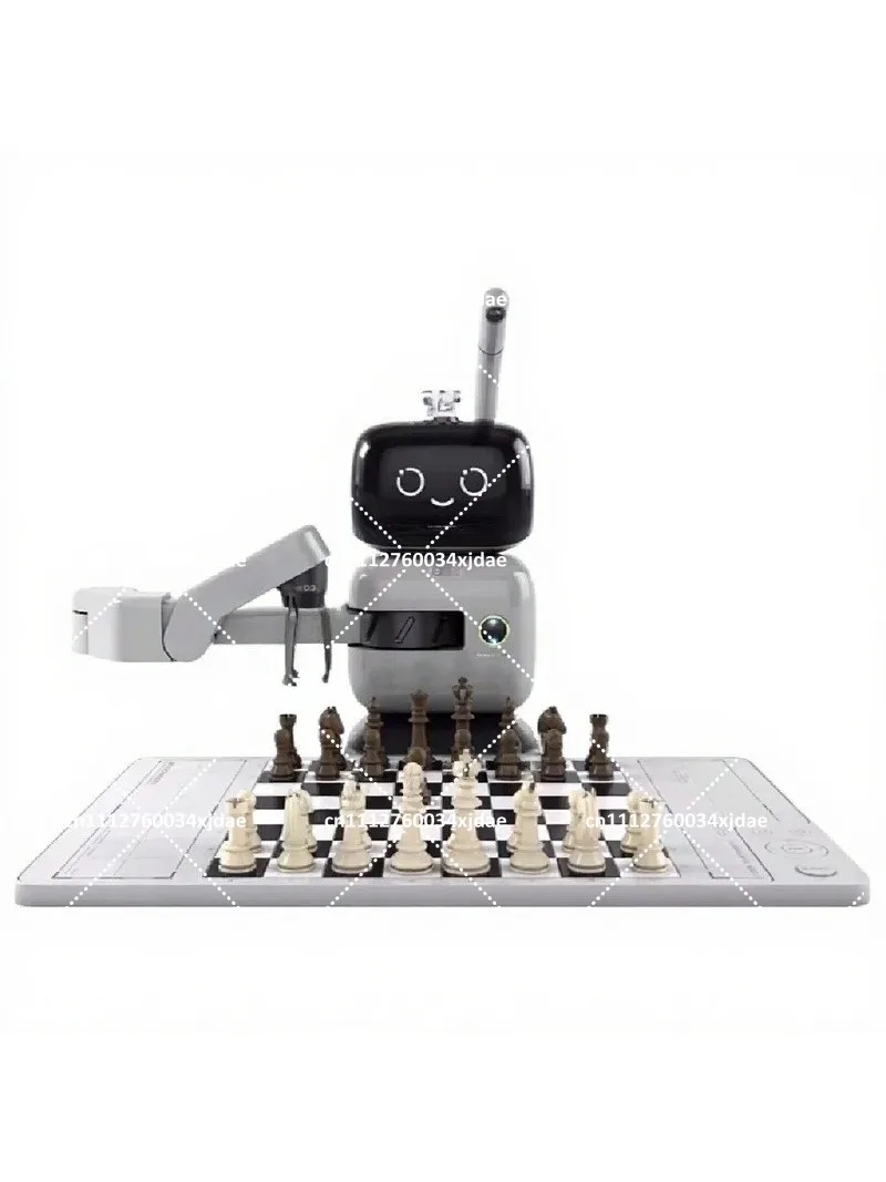 Chess Robot Set, Intelligent Chess Game with Voice Interaction, Electronic Chess Board for Kids and Adults