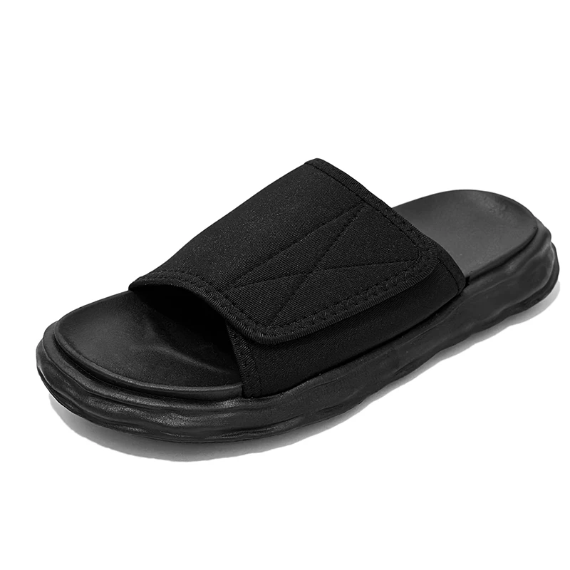 Fashion 2023 Men Beach Sandals Velcro Slippers Outdoor Design Soft Sole Slides Men Casual Shoes Flip-flops Home Slippers Sandals