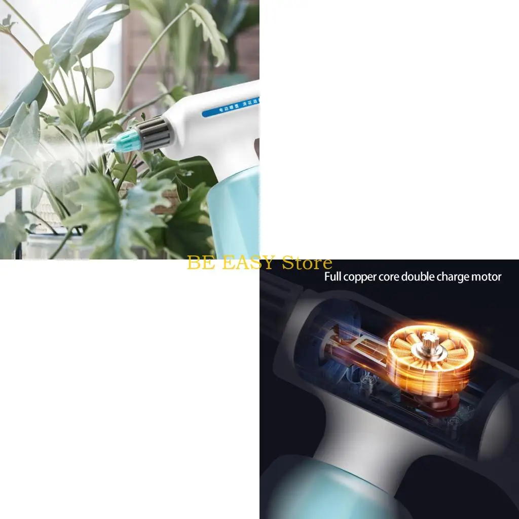 E28F Rechargeable 1.2L Sprayer For Gardening And Disinfections Features Measuring Cup Comfortable Grip Efficient Mists