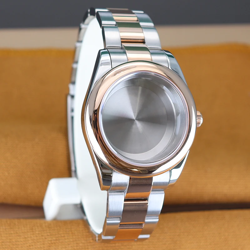 39 مللي متر/36 مللي متر حافظة ساعة فاخرة حزام الساعات الياقوت الزجاج ل Seiko Nh35 Nh36 Nh34 Nh38 ميوتا 8215 حركة حافظة 28.5mmDial Explorer