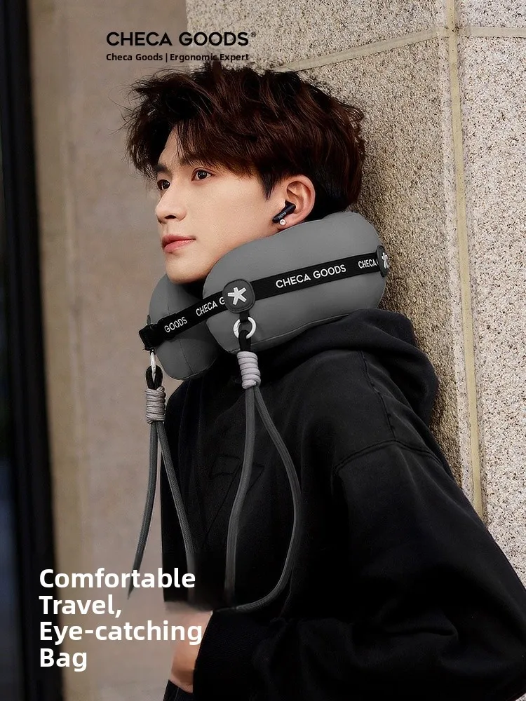 

Портативная дорожная U-образная подушка из пены с эффектом памяти для S, привлекательная сумка для ручной клади в самолете Ne и oulder Cu...