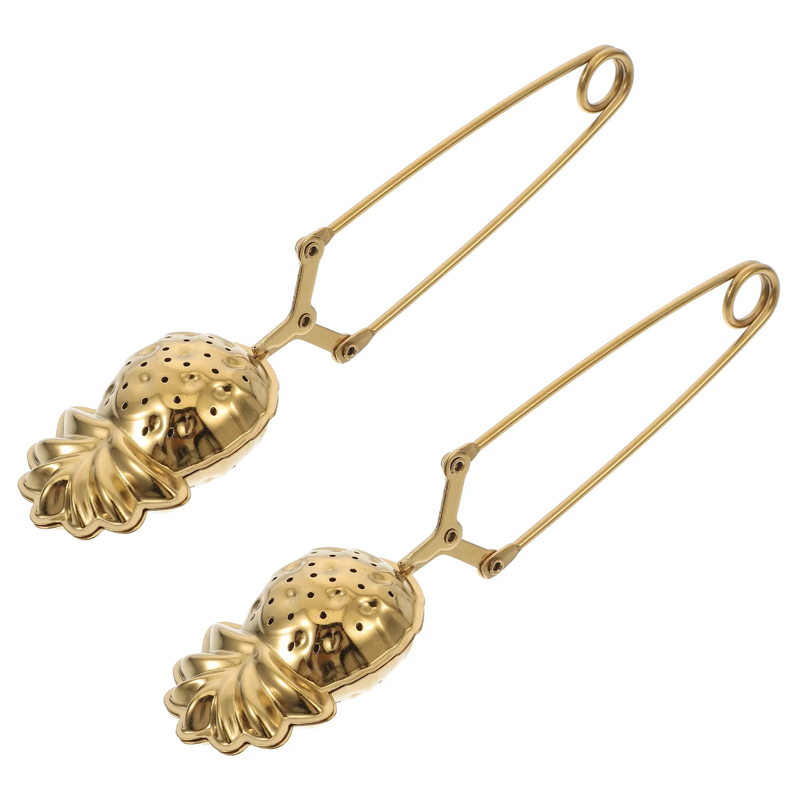 2pcs Stainless Steel Filter Strainer Home Kitchen Infuser Tool For Loose Leaf Making Tea Accessory Filter Basket Tea Leaves