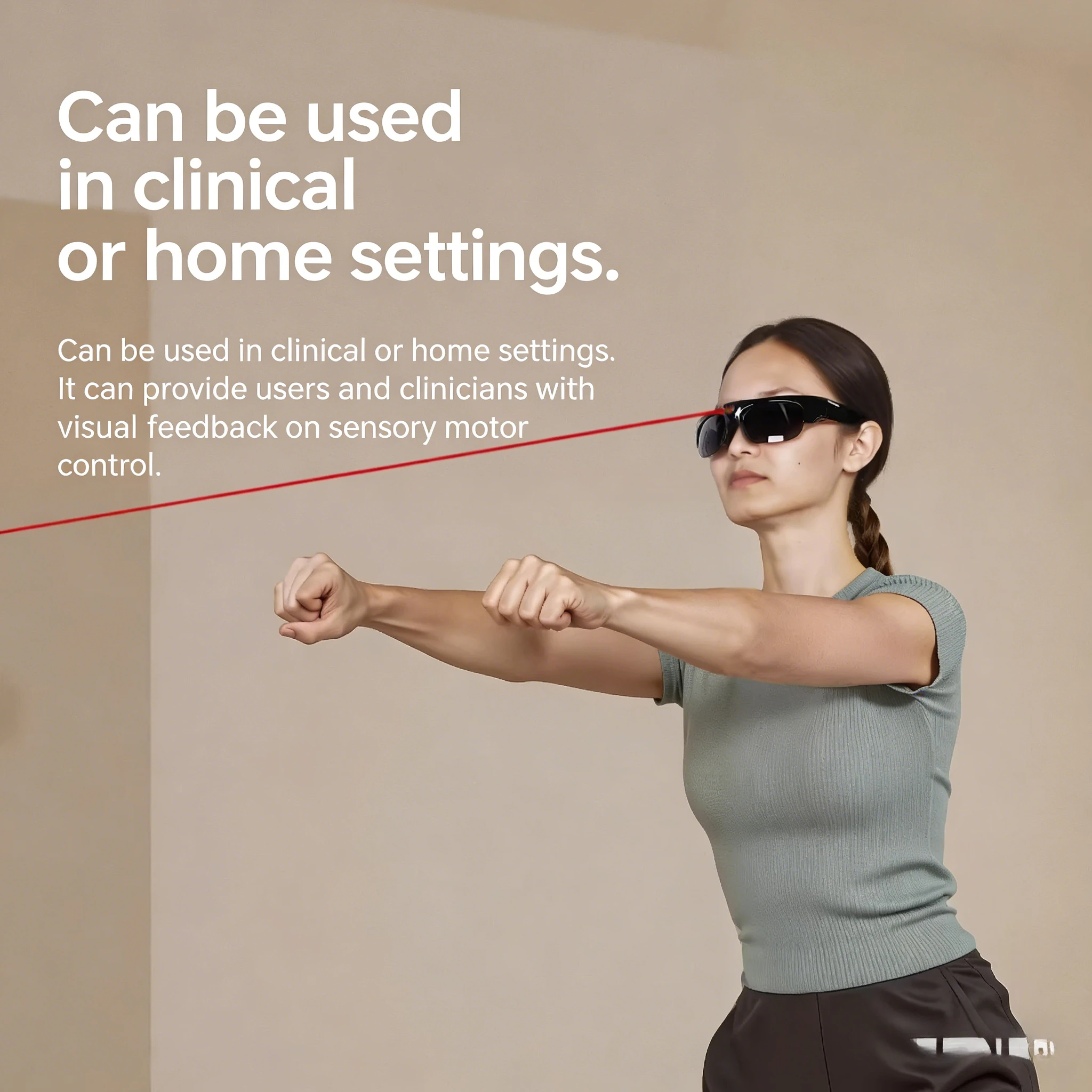 Motion Sensing Rehab Trainer – Brain Nerve Assessment, Neck, Back & Limb Training with Laser Headlight