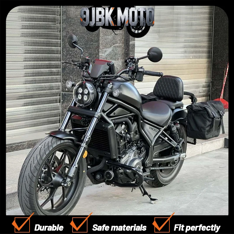 Motorcycle Tail Bag Travel Luggage Side Bags Moto Rack Trunk Back Seat Bag with Shoulder Straps Backpack For Honda Rebel CM1100