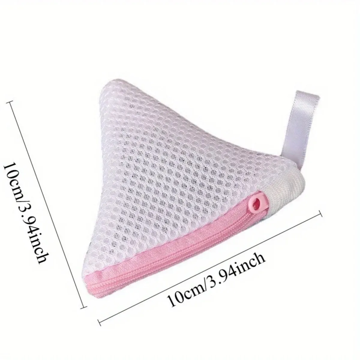 Zipper Mesh Laundry Bags - Laundry Bead Isolation Bag - Triangle Design for Fragrance Beads, Socks & Laundry Room Tidy