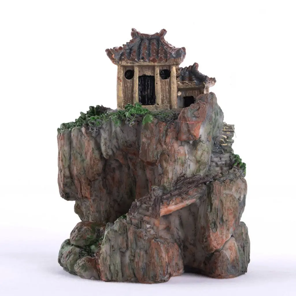 

Mini Cute Tradiational Crafts DIY Bonsai Decor Scene Statue House Model Figurines