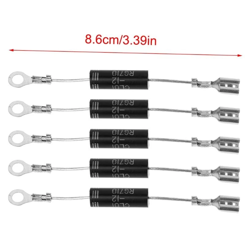 Accessori per forno a microonde da 5 pcs Rettificatore a diodi tensione unidirezionale nuovo Best Sale