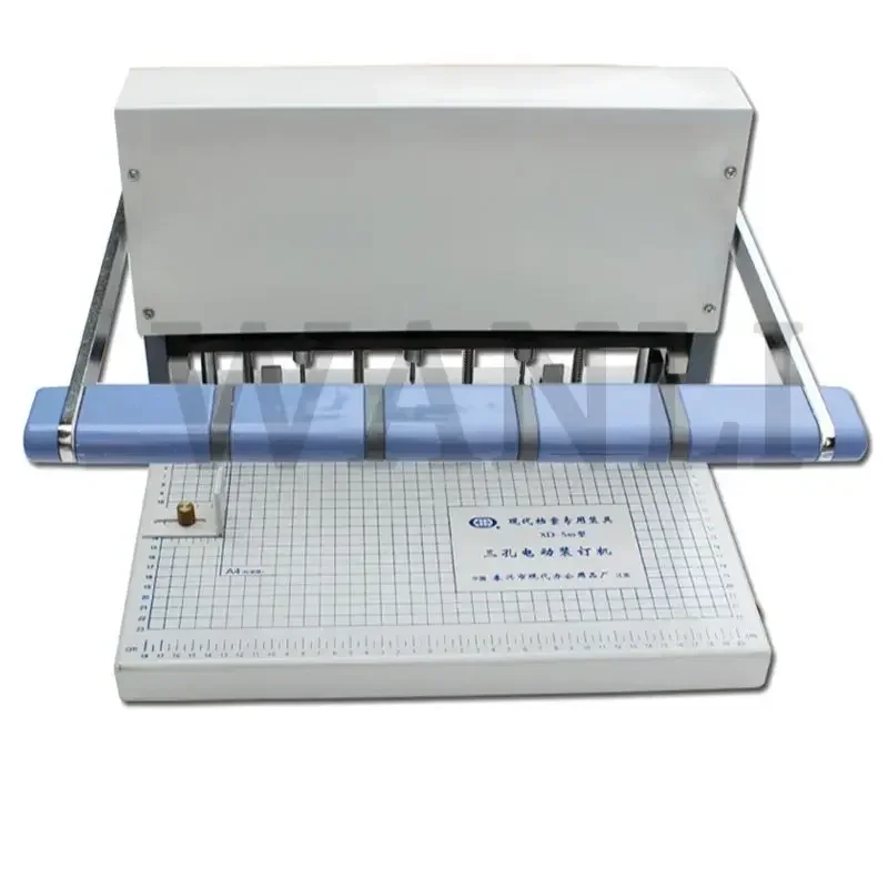 New Large XD-S40 Three-Hole Electric Punching Machine File Punching And Binding Machine Heavy Duty Drilling Machine Twist Drill