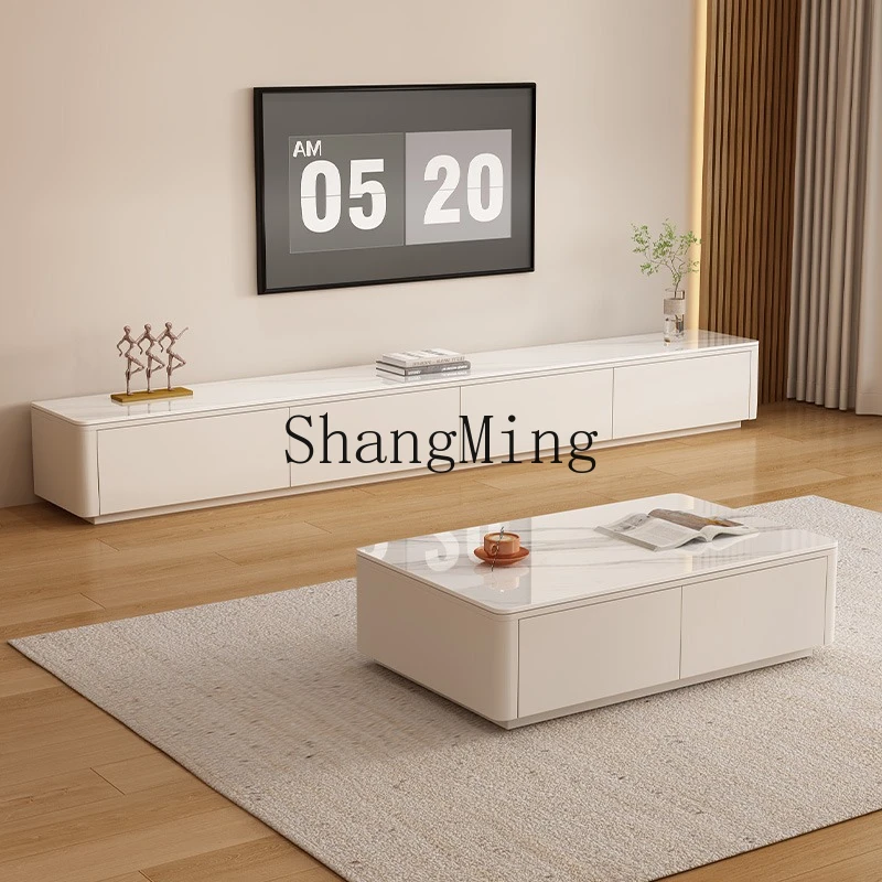 

SM living room home modern simple small apartment new floor storage storage integrated TV cabinet