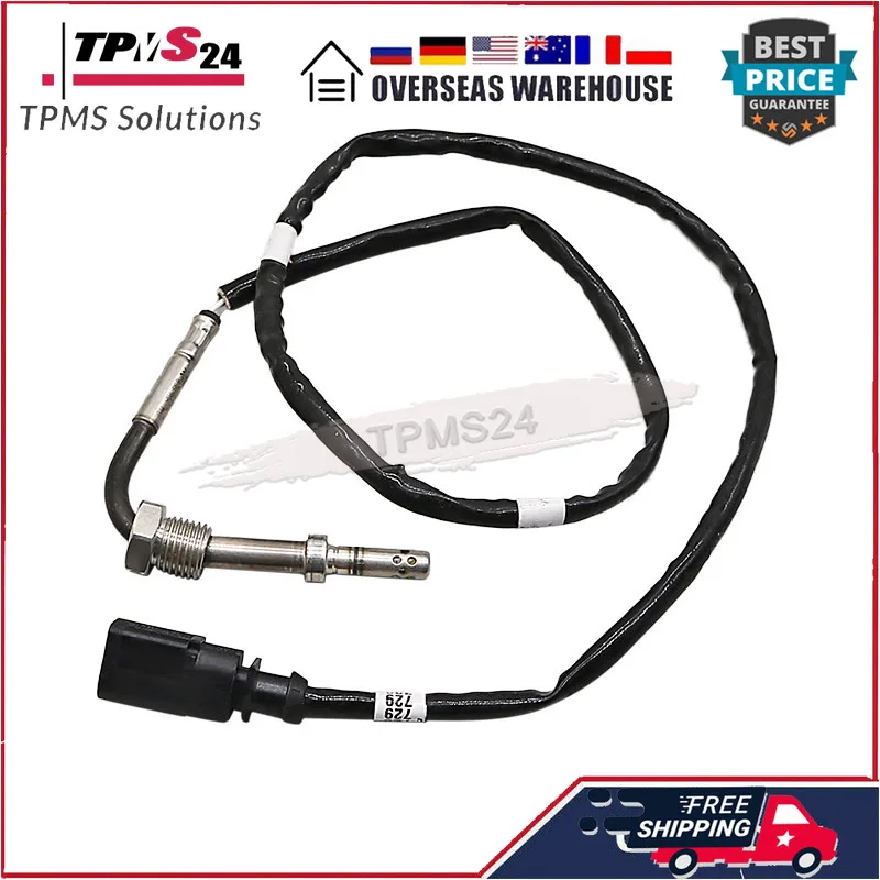 

For VW AUDI SKODA SEAT Arteon IV A3 04L906088AM Exhaust Gas Temperature Sensor